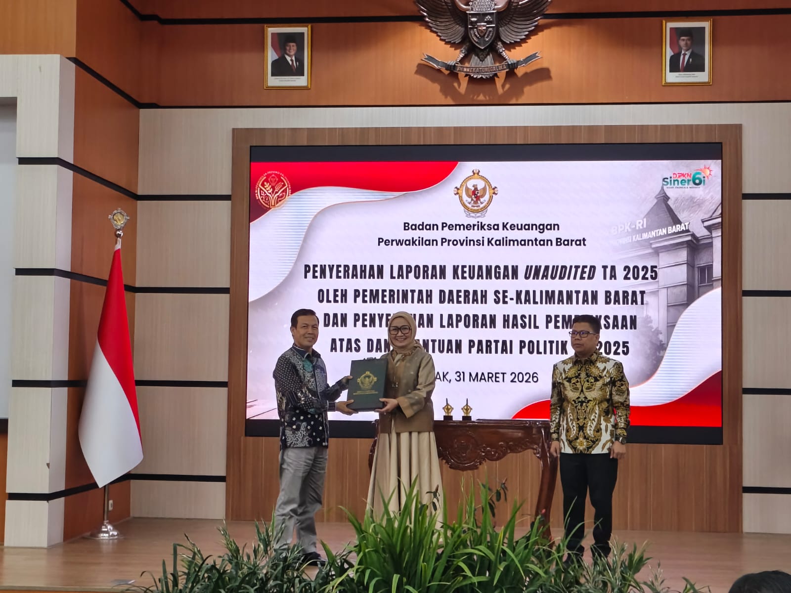 Ketua DPRD Sambas terima LHP BPK RI terkait Dana Bantuan Parpol TA 2025