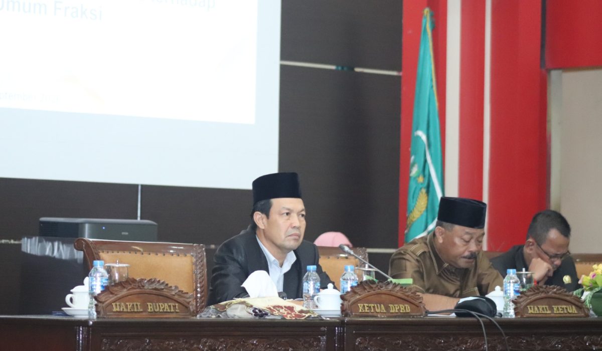 Apresiasi Jawaban Pemda atas PU Fraksi DPRD