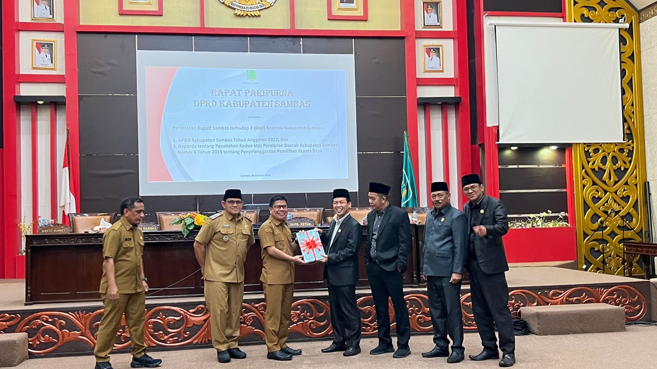 Apresiasi Penyampaian Dua Raperda Strategis